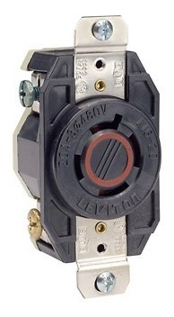 Toma De Bloqueo Para Embutir 20a 480v 3p+t L16-20r Leviton 