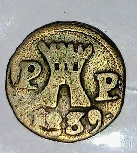 Moneda De Cordoba 1/4 Real Plata 1839 A18 R11 Vf