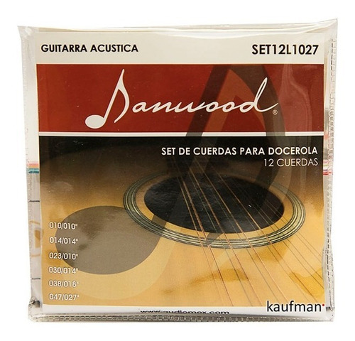 Cuerdas Guitarra Docerola 12 Cuerdas