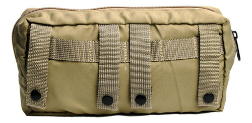 Bolso Tático Modular Molle Horizontal Grande Tan