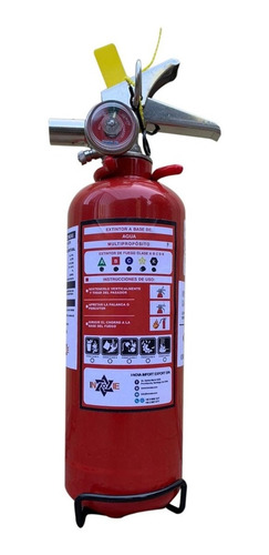 Extintor Profesional Cold Fire 1 Litro Color Rojo