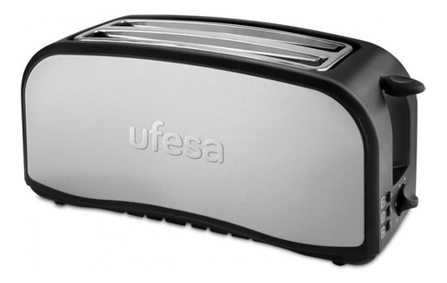 Tostadora Ufesa Optima 4 Panes Inoxidable - Nario Hogar