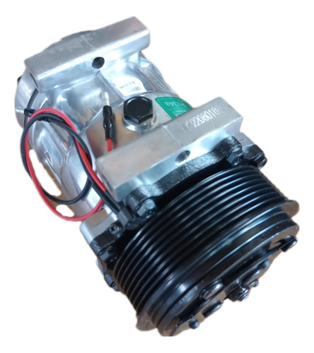 Compressor Modelo Sanden Iveco Vertis 12v 8pk, 123mm 4 Fix 