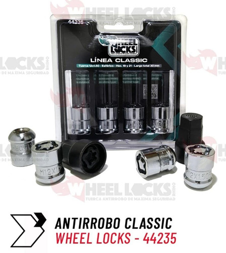 Tuerca De Seguridad Antirrobo Wheel Lock Classic Ford Ranger