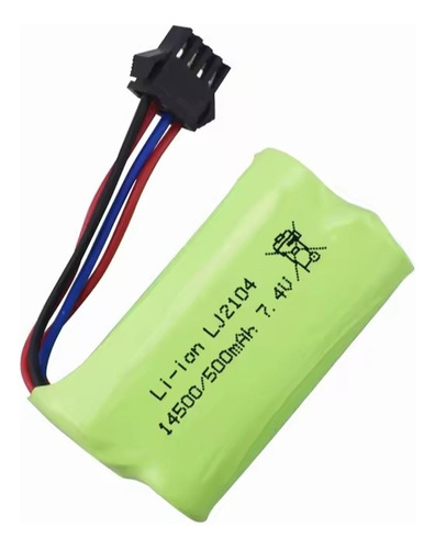 Bateria Recargable Litio Lipo 7.4v 14500/500 Mah Pila 500