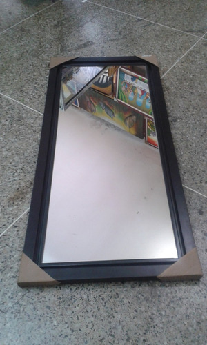 Espejo Marco Miro Color Negro 50x120