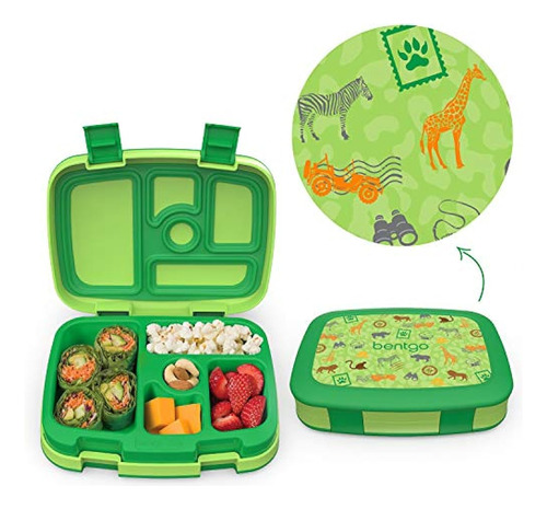 Bentgo Kids Prints Fiambrera Para Niños Estilo Bento A Prueb