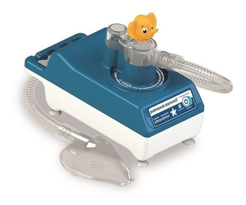 Imagem 2 de 5 de Nebulizador ultrassônico Soniclear Pulmosonic Star Luxo II azul e branco 90V/230V