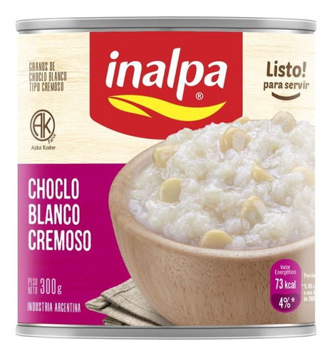 Choclo Cremoso Blanco En Lata Inalpa 300g