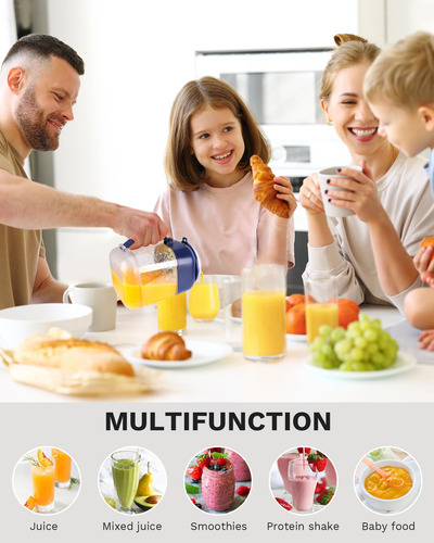 Portable Blender Yiniioioi 1000ml For Smoothies Blue