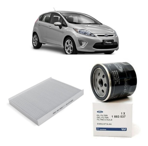 Kit De Filtros Ford Fiesta Kinetic Aire Y Habitaculo