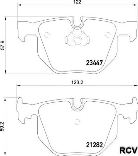 Balatas Disco  Trasera Para Bmw 330xi   2003