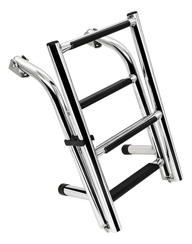 Escalera Plegable Acero Inoxidable Para Barco Ponton 4 2+2