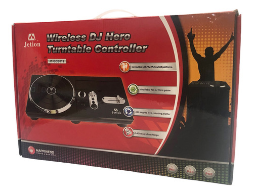 Tornamesa Dj Controlador Dj Hero Wii Ps2 Ps3 Wireless