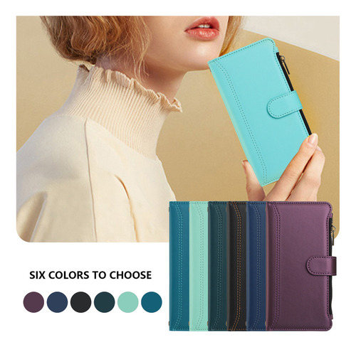Funda De Piel Tipo Cartera Para Teléfono Tcl 40 Nxtpaper 40se 40t 40r 40xl