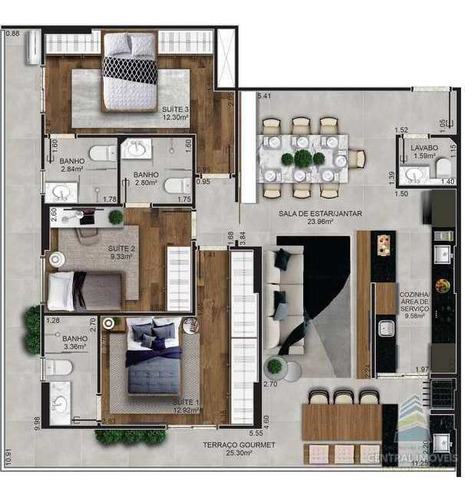 Imagem 6 de 6 de Apartamento Com 2 Dorms, Canto Do Forte, Praia Grande - R$ 655 Mil, Cod: 11974 - V11974