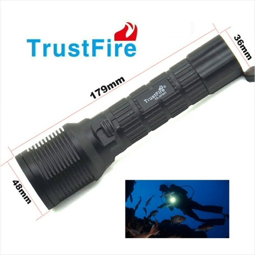 Linterna Buceo Profesional Trustfire Df007 1000lum Led L2 U4