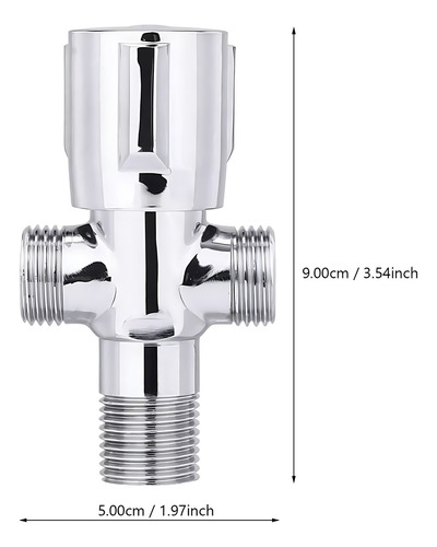 Llave Válvula Angular Doble En Acero Inoxidable De Baño