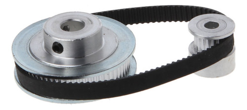 Polea De 200 Mm Con Correa Dentada Gt2, 20 Dientes Y 60 En T