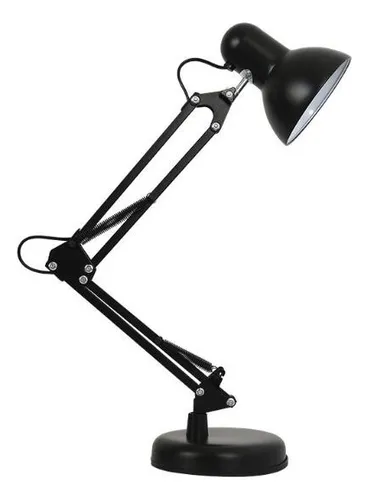 Lampara De Escritorio Articulada Con Morza H:65 Cm Negro