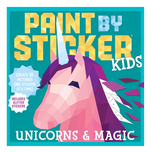 Pinta Con Estampas Unicornio Libro Infantil Paint By Sticker