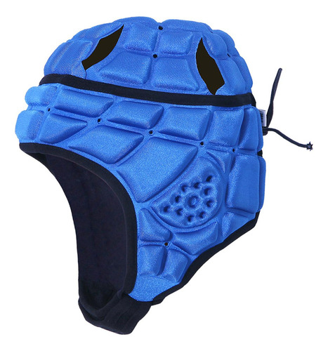 Casco De Rugby Para Niños, Cascos De Rugby, Suave, Azul