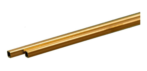 Laton Square Brass Tube: 1/16 Od X 0.014 Wall X 12 Long 1497