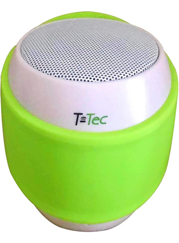 Altavoz Inalámbrico Portátil Bluetooth (verde) (t-tec A600) Color Verde 110v