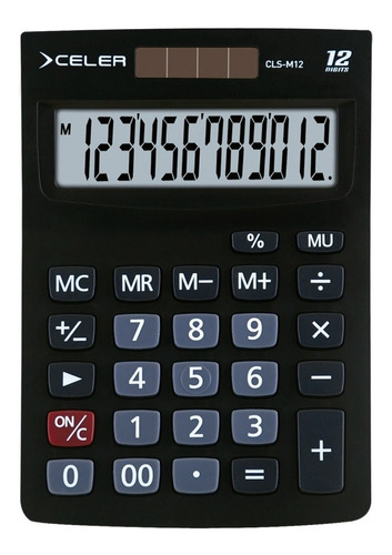 Calculadora Celer De Escritorio Con Funcion Cls-m12