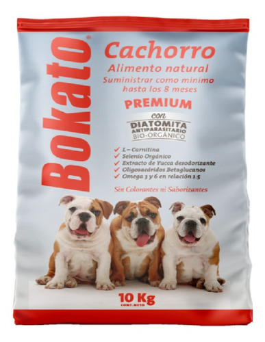 Alimento Para Perro Bokato Cachorro Premium 10 Kilos