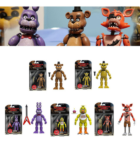 Figura De Acción Five Nights At Freddy's Fnaf De Bonnie Foxy