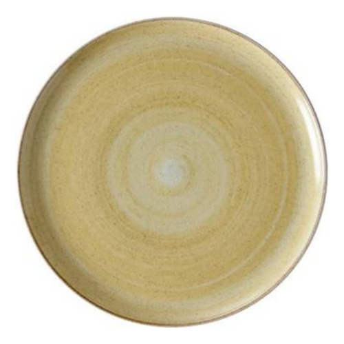 Plato Coupe De Porcelana 17,7cm Mostaza Artisan