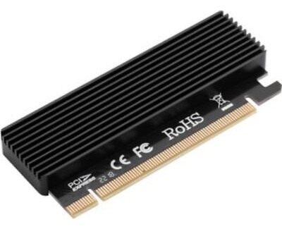 Siig Full Speed M.2 Nvme Ssd To Pcie Adapter With Heatsi Vvc