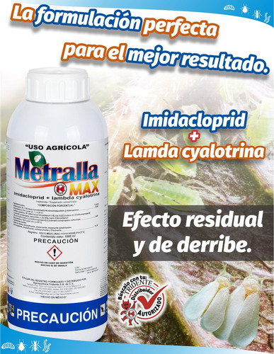 Metrallamax (imidaclorpid+labda Cyalotrina) 1l Sistémico