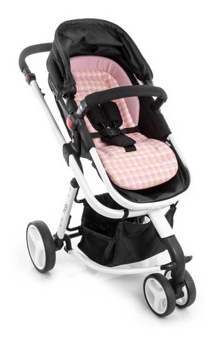 Almofada Para Carrinhos Safecomfort Plaid Pink Safety 1st
