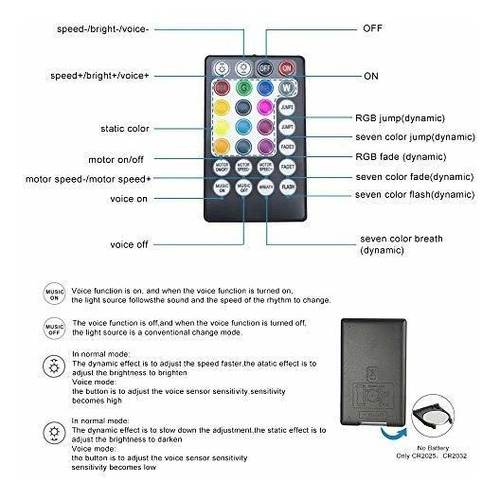 10w App Controlado Uso Para Vehiculo Fibra Optica Luz