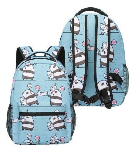 Estuche For Lápices Panda School Backpack.