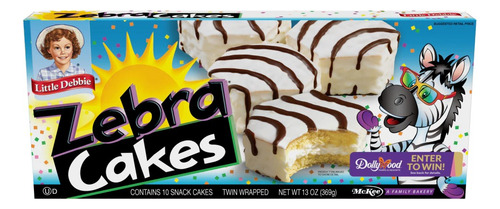 Little Debbie Combo Zebra Cakes & Cosmic Brownies Snack