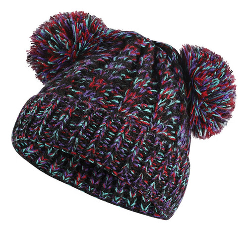 Gorro F Para Niños, Nuevo Gorro De Invierno, Tejido Degradad