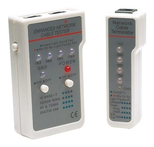 Probador De Cables De Red Intellinet Rj-11 Rj-45 Utp 351898