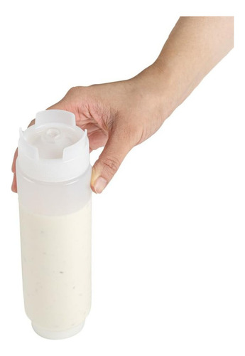 Juego 3 Botellas Transparentes Tablecraft 24sv Para Salsas