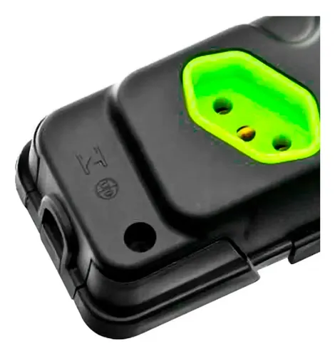 Tomada Barra Reforçada 2 Tomadas 2p+t 20a/10a Fiolux - 15709 Cor