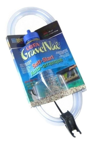 Sifão Lees Ultra Gravel Vac Mini 12x6cm Limpeza De Aquários