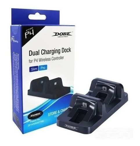 Imagen 10 de 10 de Base Cargador Doble Para Joystick Ps4 Alternativo