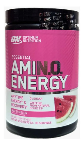 Optimum Nutrition Amino Energy 270g Sabor Fruit Fusion Sabor Melancia