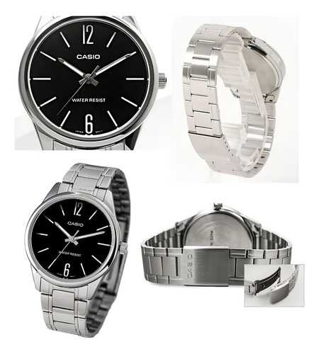 Reloj Para Hombre Casio Mtpv005d-7b4udf Plateado