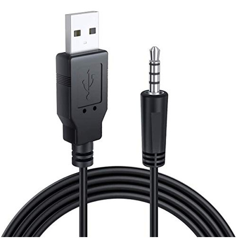 Cable De Carga Aux De 3 Pies Usb 2.0 Tipo A A 3,5 Mm Aux Par