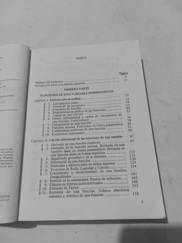 Libro 5000 Problemas De Analisis Matematico Demidovich (Usado)