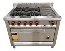 Comprar Cocina Industrial Morelli Mr. Cheffmr Cheff 1100 Color Acero Con Puerta Ciega