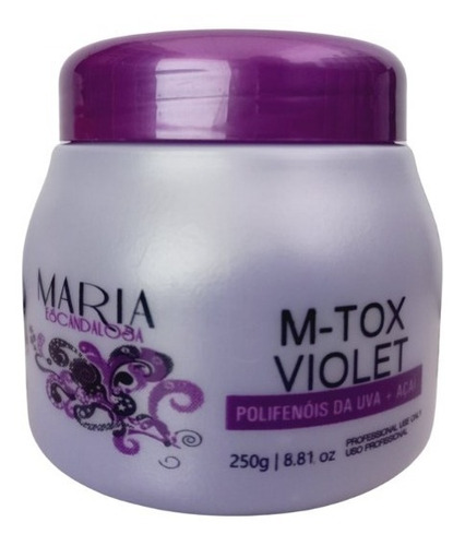 Imagem 1 de 1 de Botox Maria Escandalosa Violet Profissional 250g 